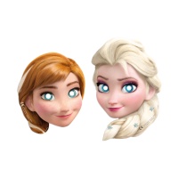 Masques Frozen Elsa et Anna - 6 pcs.