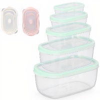 Boîtes alimentaires de 0,20, 0,40, 0,80, 1,75 et 2,8 litres - 5 unités
