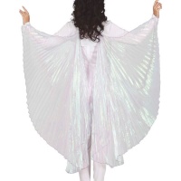 190 x 130 cm iris ailes plissées
