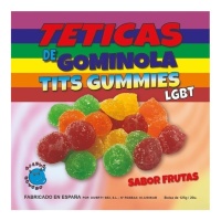 Bonbons à la gelée de couleur LGBT en forme de mésanges avec du sucre - 125 grammes