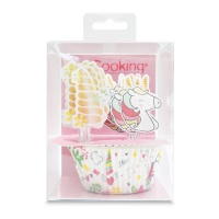 Set de capsules et piques pour cupcake licorne - Scrapcooking - 24 pcs.