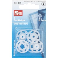 Boutons-pression en plastique de 2,1 cm - Prym - 3 pcs.