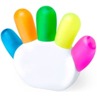 Surligneur à main avec 5 couleurs