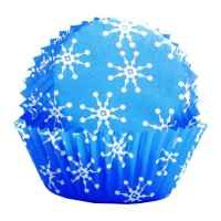 Mini capsules de flocon de neige pour cupcake - PME - 100 pcs.