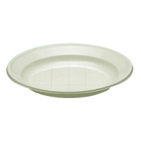 Assiette ronde en polystyrène 20,5 cm - 12 pcs.