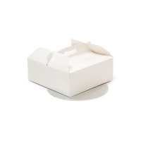 Boîte à gâteaux avec fond rond 23 x 23 x 10 cm - Decora