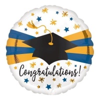 Félicitations Graduation Ballon Rond 43 cm - Anagramme