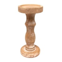 Bougeoir en bois 32 cm - DCasa