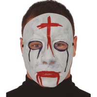 Masque avec croix saignante