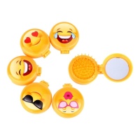 Emoticônes assorties Pinceau miroir - 1 pc.