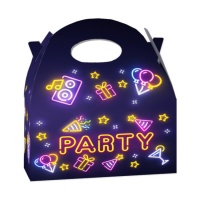 Boîte en carton Glow Party - 12 pcs.