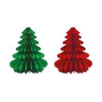 Pendentif nid d'arbre de Noël assorti 20 cm - 1 pc.