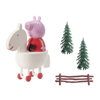 Décoration de gâteau Peppa Pig - Dekora - 4 unités