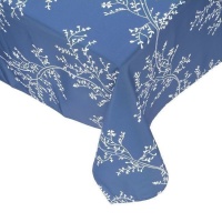 Nappe en tissu bleu avec draps 2,50 x 1,50 m