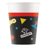 Gobelets pour jeux vidéo 200 ml - 8 pcs.