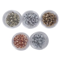 Oeillets de 0,5 cm en teintes métalliques - Artis decor - 150 pcs.