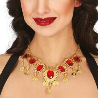 Collier gitan en rubis