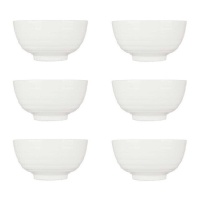 1 L bol rond en porcelaine - 6 pcs.