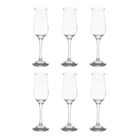 Verre à champagne de 190 ml Wavy - 6 pièces