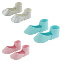 Figurines en sucre pour chaussures de bébé - PME - 2 pcs.