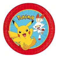 Assiettes Pokémon Ø 23 cm - lot de 8