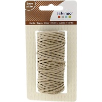 Bobine de 15 m de cordon en daim de 2 mm 15 m