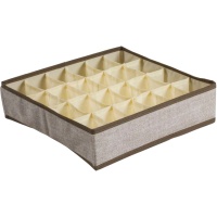 Rangement pour sous-vêtements 30 x 30 x 8 cm - 24 compartiments