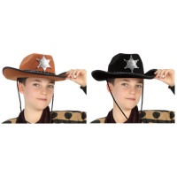Chapeau de shérif occidental pour enfants