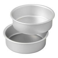 Moule rond en aluminium 15 x 5 cm - Wilton - 2 pcs.