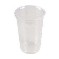 Gobelets en plastique transparents réutilisables de 500 ml - 40 pcs.