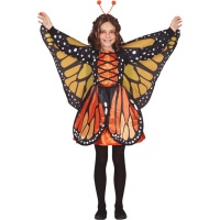 Costume de papillon orange pour filles