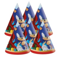 Chapeaux Sonic The Hedgehog - 6 pcs.