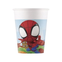 Verres Spidey 200 ml - 8 pièces