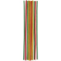 Bougies longues en couleurs assorties - PME - 18 pcs.