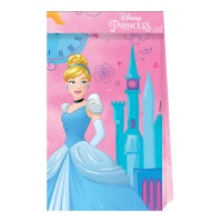 Sacs en papier pour princesse Disney Cendrillon et Raiponce - 4 pcs.