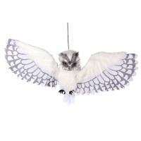 Hibou suspendu avec mouvement 100 x 38 x 11 cm