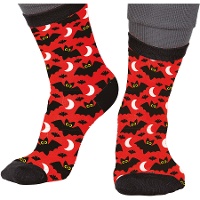Chaussettes pour enfants à motif de chauve-souris - 1 paire