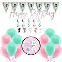 Kit de décoration pour la fête des chats - 28 pièces