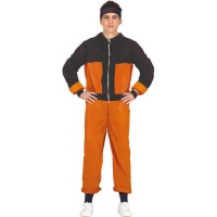 Costume de ninja Naruto orange et noir pour enfants