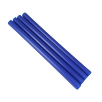 Piliers creux en plastique bleu pour gâteau de 31,7 cm - PME - 4 pcs.