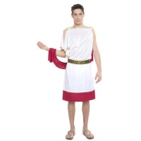 Costume romain rouge pour hommes