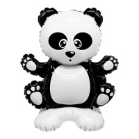 Ballon panda avec base 43 x 59 cm