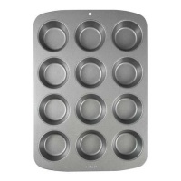 Moule à muffins en aluminium 45 x 26,5 cm - PME - 12 cavités