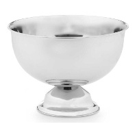Corbeille à fruits en acier inoxydable sur pied - 25 cm