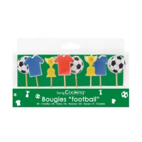 Bougies de football - Scrapcooking - 8 pcs.