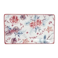 Plaque rectangulaire imprimée 26,7 x 15,9 x 2 cm - DCasa