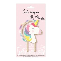 Décor de licorne en bois avec lumière led - Scrapcooking