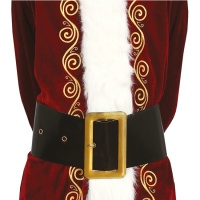 Ceinture du Père Noël noir et or