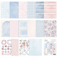 Elodie kit papier scrapbooking assorti - Mintay - 24 feuilles