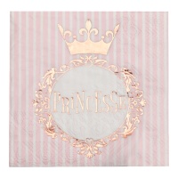 Serviettes Princesse 12,5 x 12,5 cm - 21 pcs.